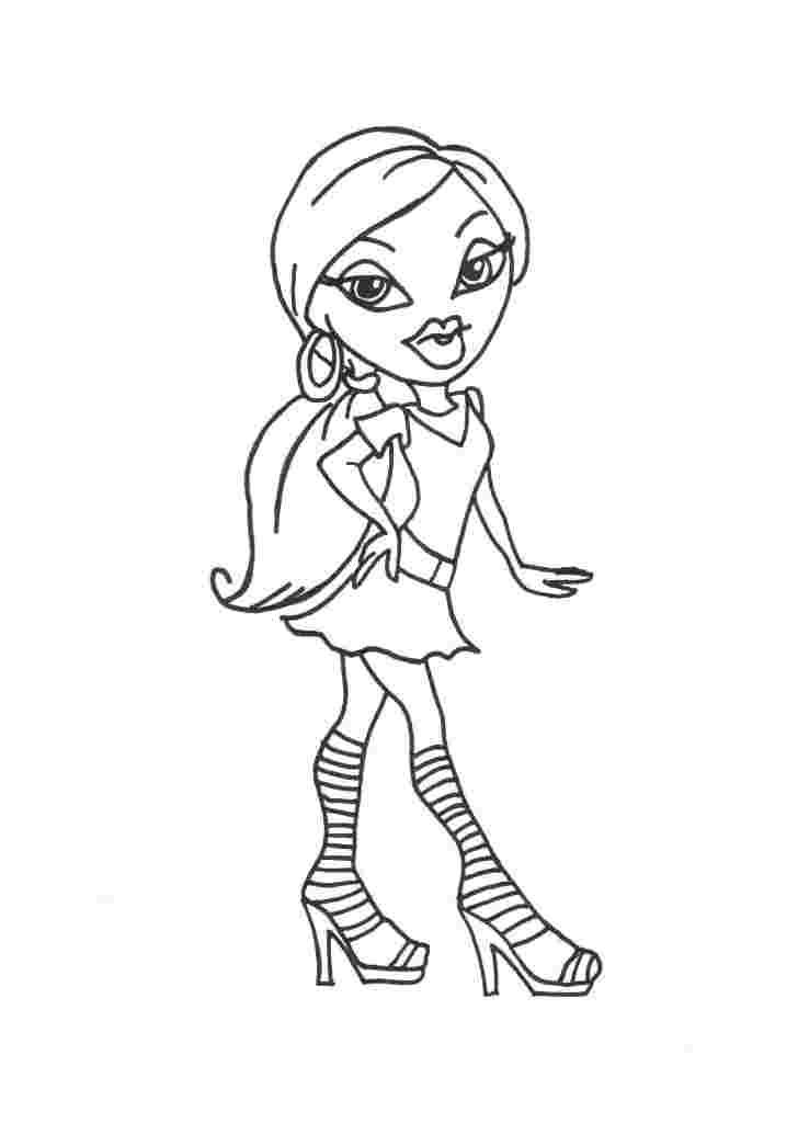 Unleash creativity with free printable bratz coloring pag