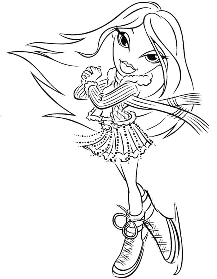 Bratz coloring pages pictures free printable