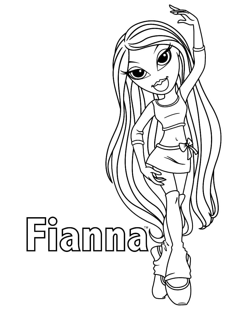 Bratz coloring pages pictures free printable