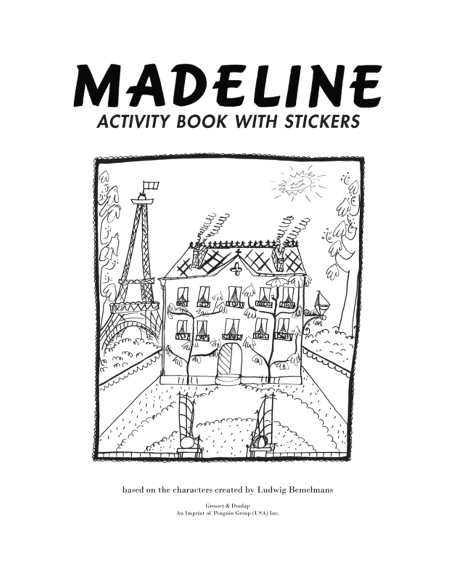 Madeline activity book with stickers â english rabbit