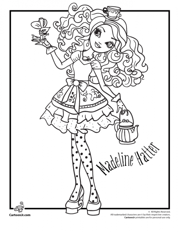 Get this ever after high coloring pages for girls dpp