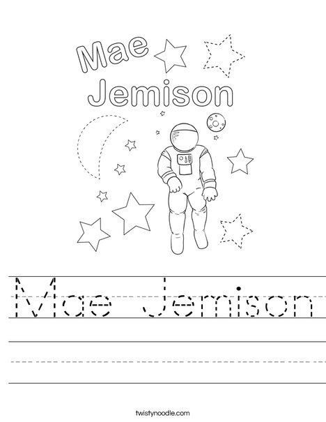 Mae jemison worksheet