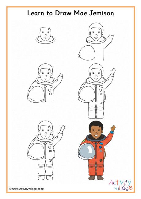 Learn to draw mae jemison black history month crafts black history month activities black history activities