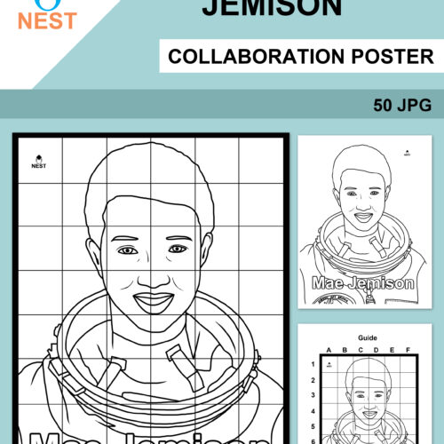 Mae jemison collaboration poster made by teachers