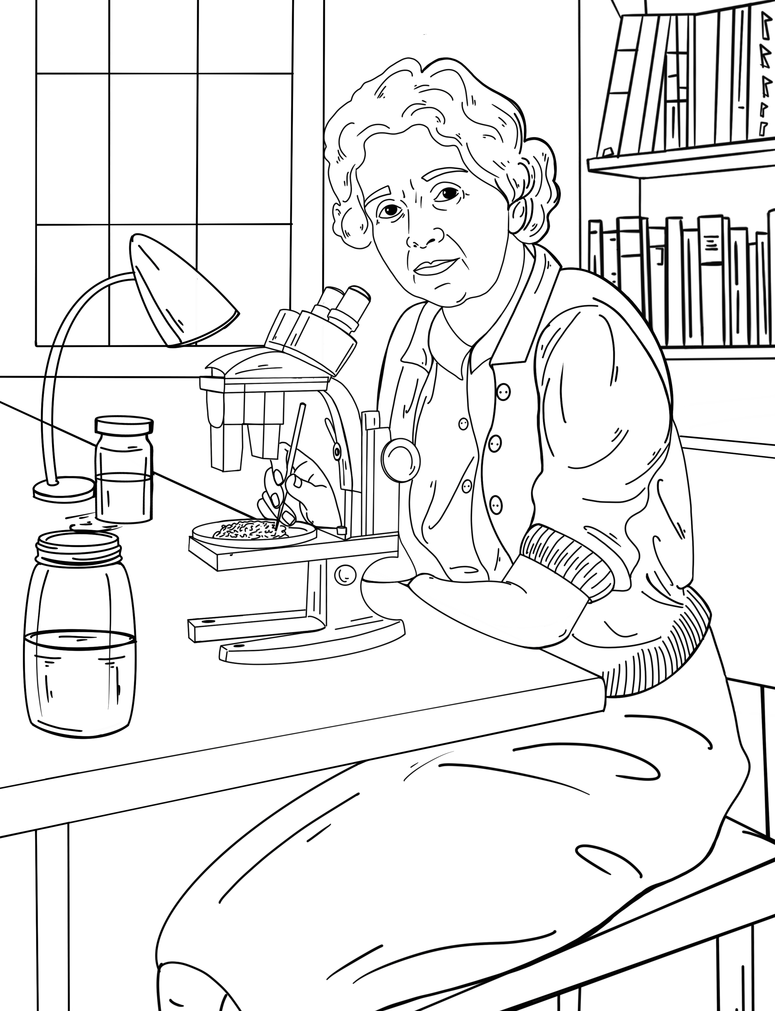 Rachel carson free printable coloring trailblazing women lgbtq folks