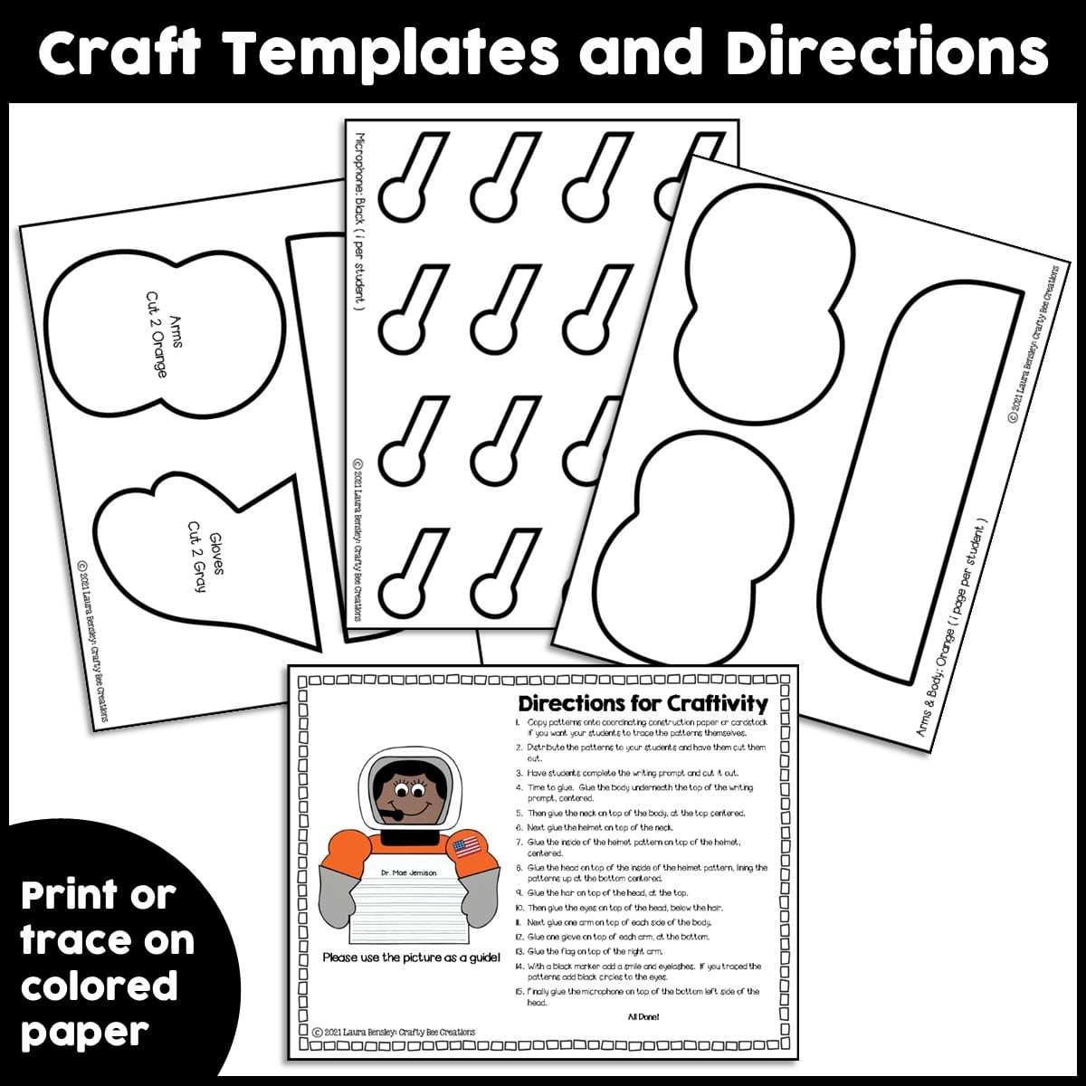 Mae jemison craft activity