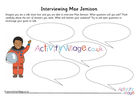 Mae jemison interview worksheet