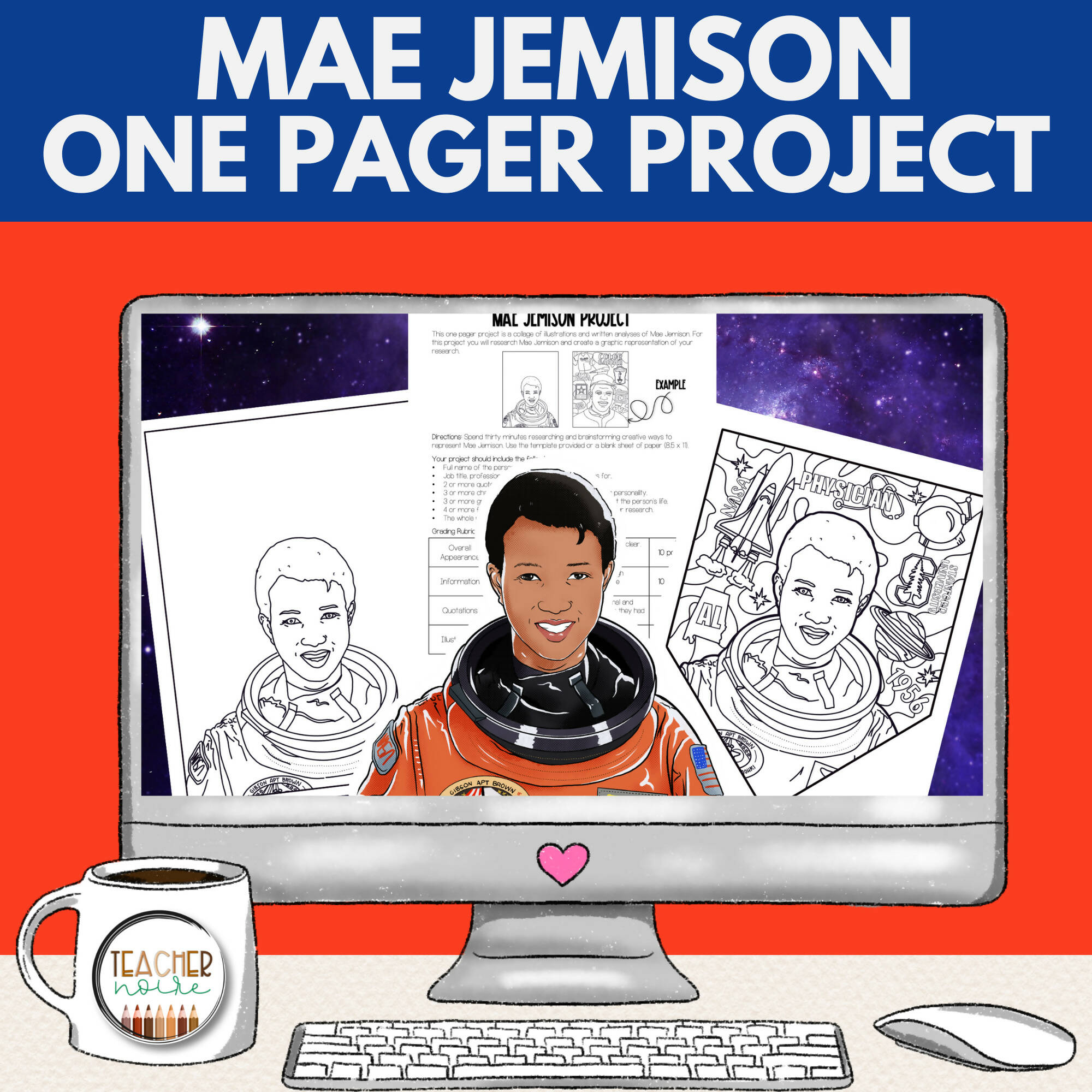 Mae jemison biography project printable teacher resource teacher n â schoolgirl style