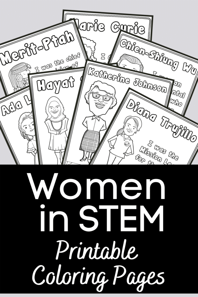 Women in stem printables to inspire during womens history month