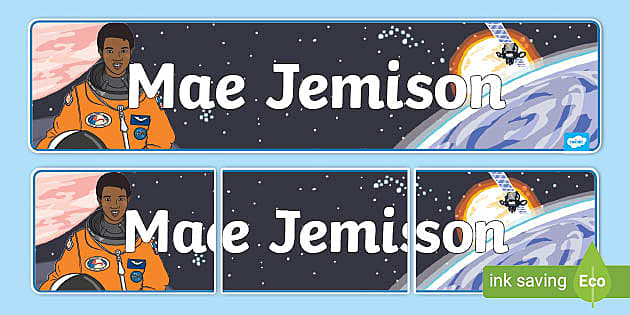 Mae jemison ks display banner teacher made