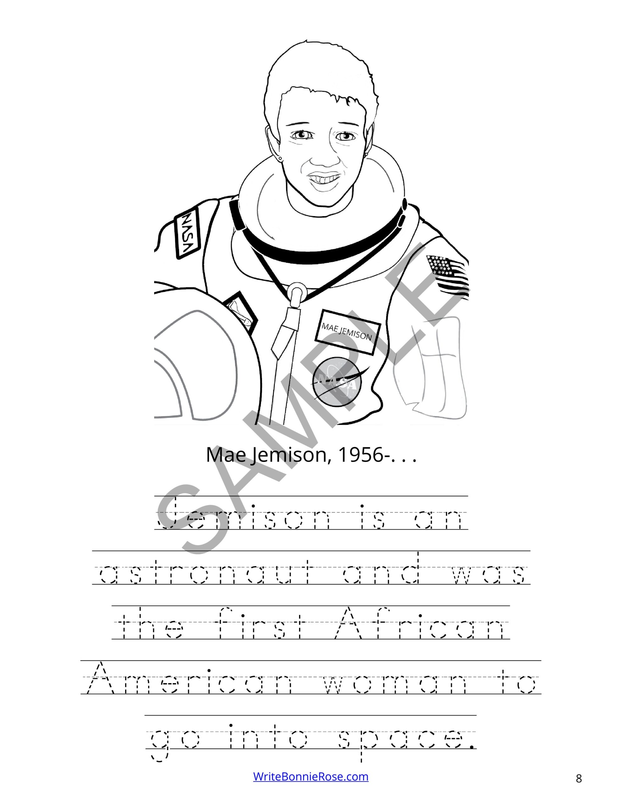 Famous americans of the s coloring book