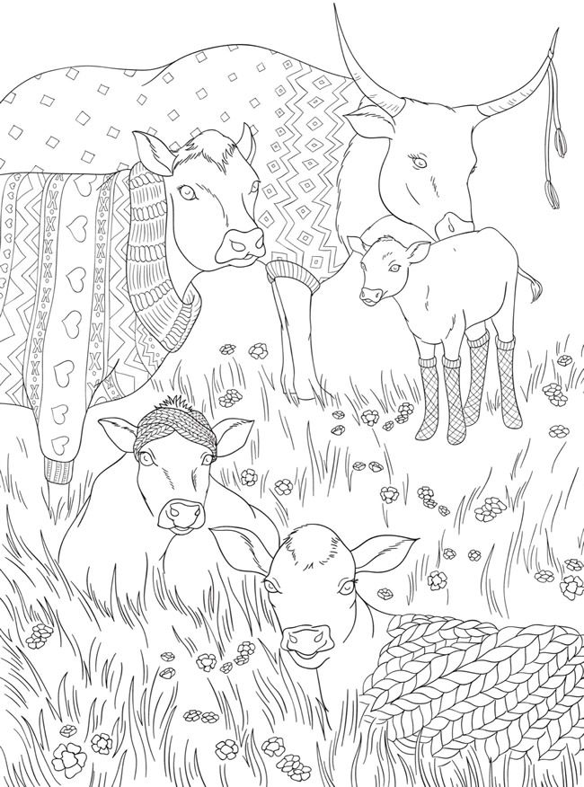 Wele to dover publications creative haven cozy creatures animal coloring pages coloring books free coloring pages