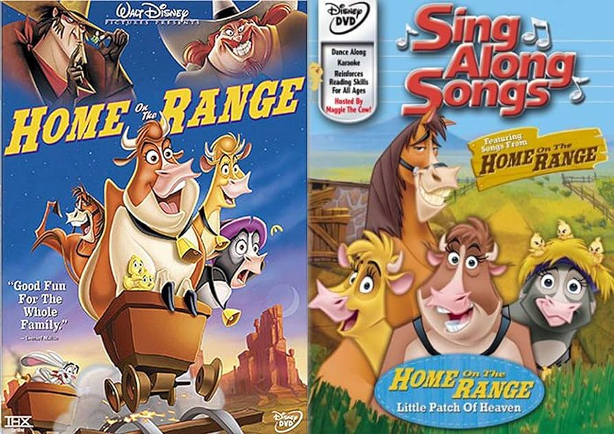 Maggie the cow sing a long animals disneys home on the range double feature dvd rip