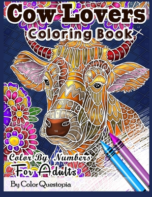 Cow lovers coloring book