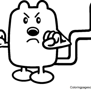 Wow wow wubbzy coloring pages printable for free download