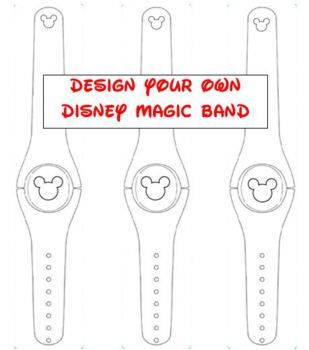 Disney magic band template disney magic bands magic bands disney activities