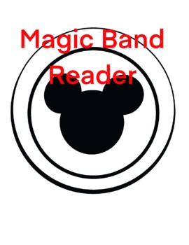 Disney magic band reader template by aw classroom creations tpt