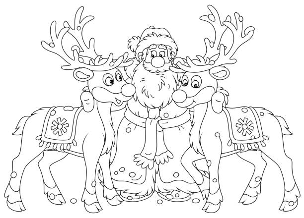 Christmas coloring stock photos pictures royalty