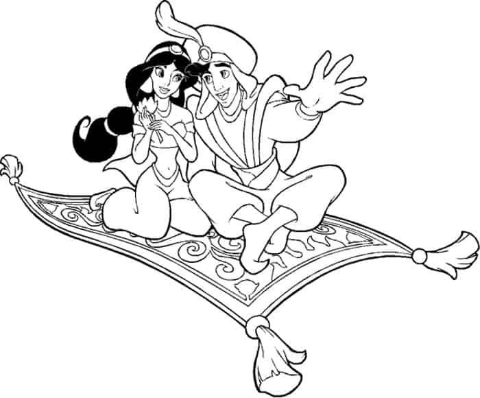 Aladdin carpet ride coloring pages disney princess coloring pages coloring pages cartoon coloring pages