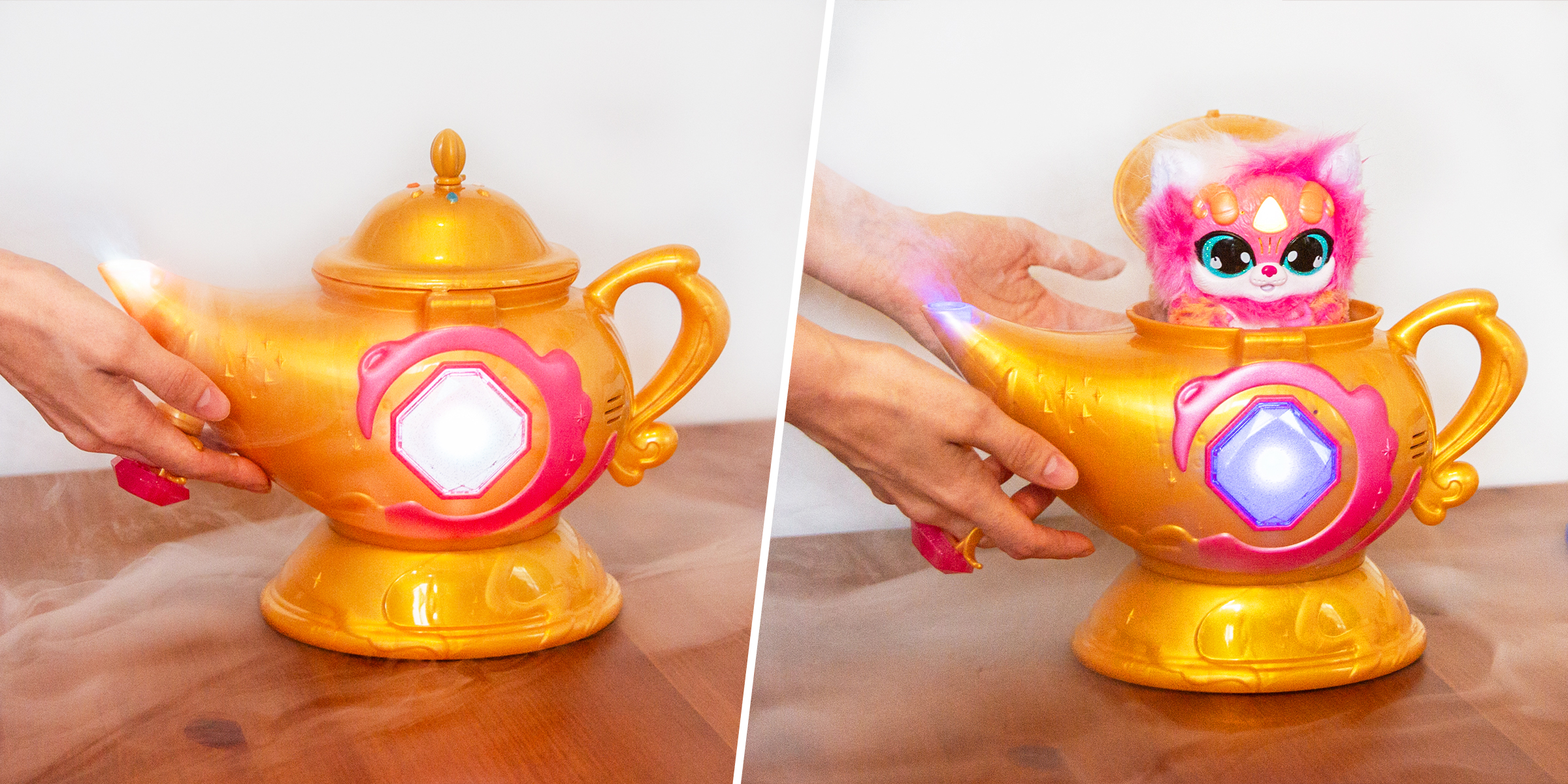 We got the exclusive details on the magic mixies magic lamp