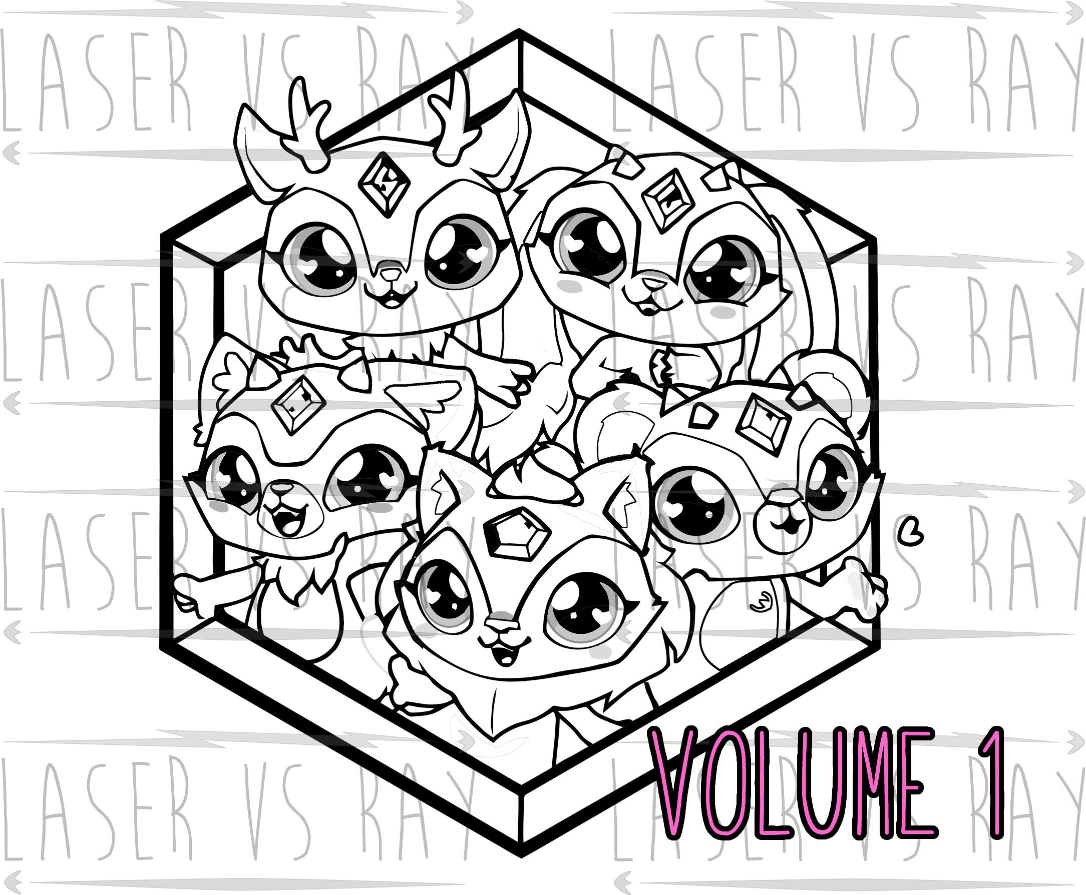 Magic mixies mixlings coloring page printable coloring page downloadable coloring sheet coloring pages for kids volume
