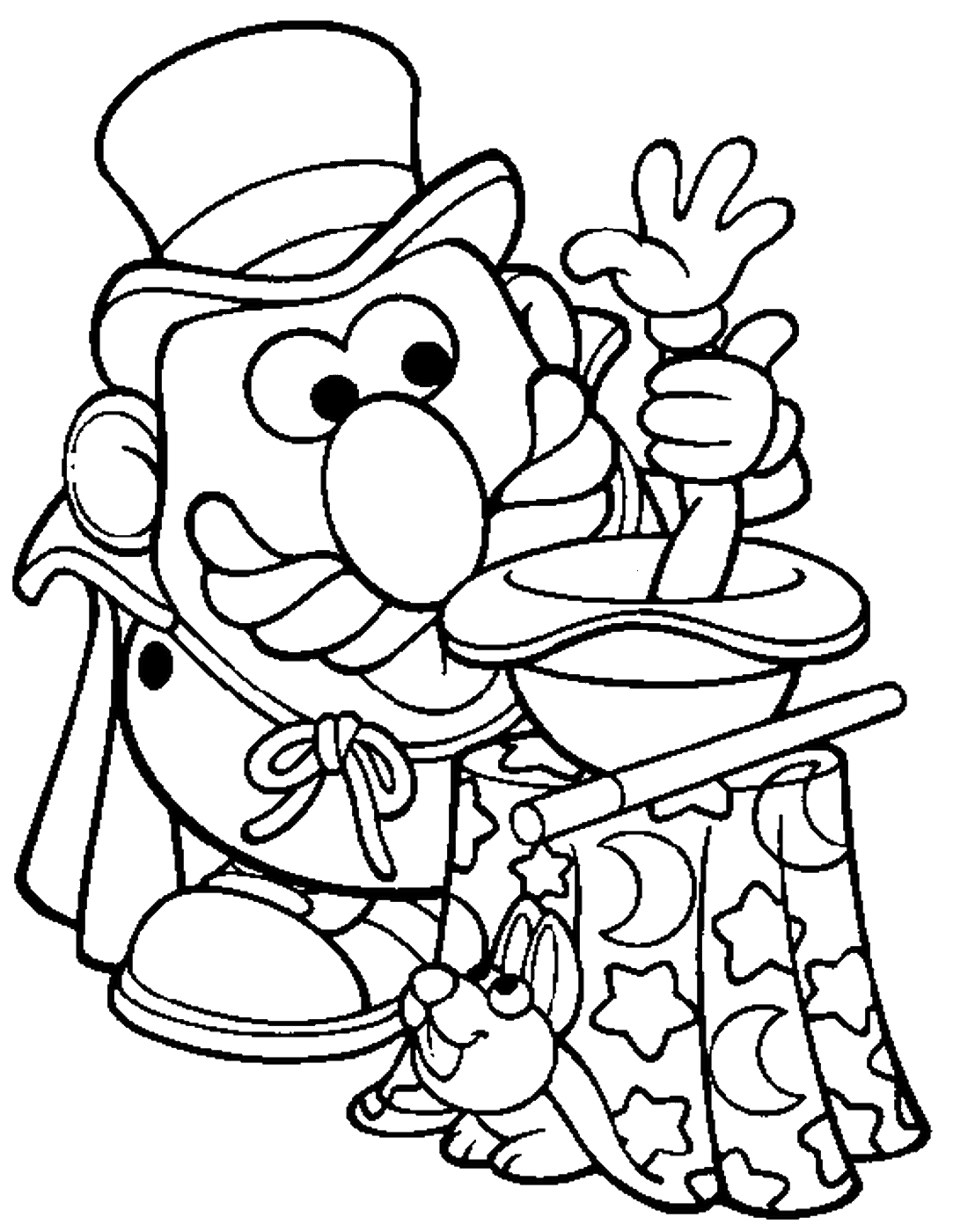 Magic coloring pages