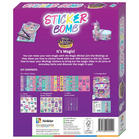Hinkler kaleidospe sticker bomb magic mixes