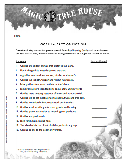 Magic tree house printables and activities brightly