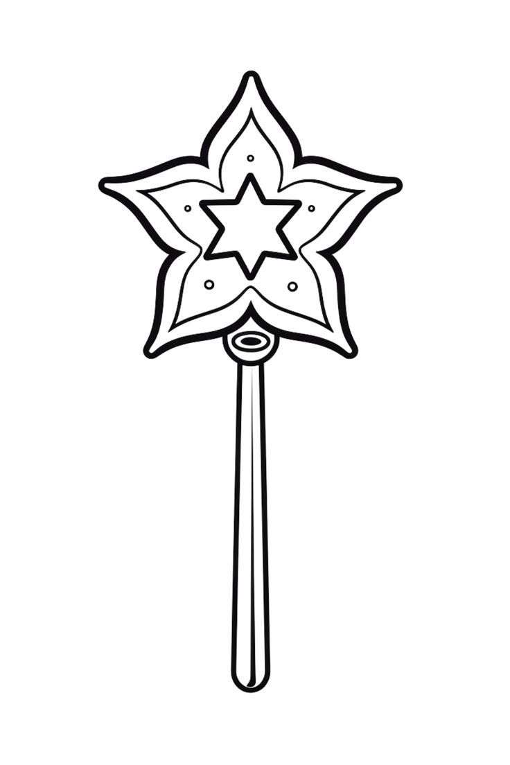 Magical wand free printable fairy wand coloring page for kids free kids coloring pages coloring pages for kids fairy wands