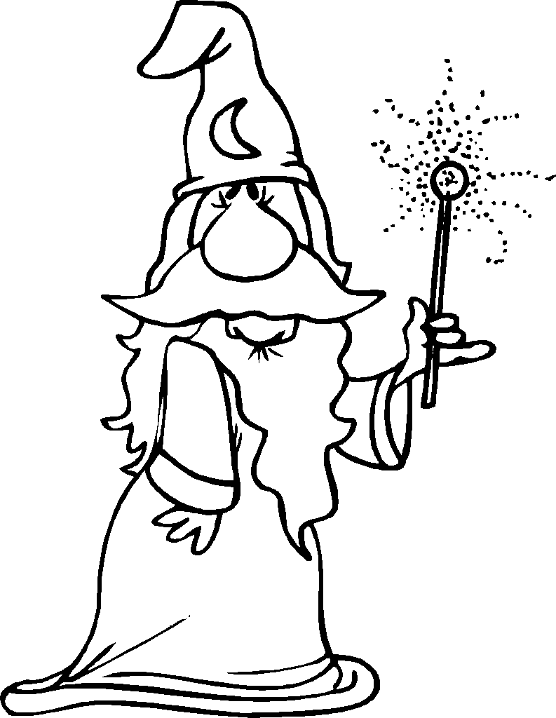 Magic coloring pages