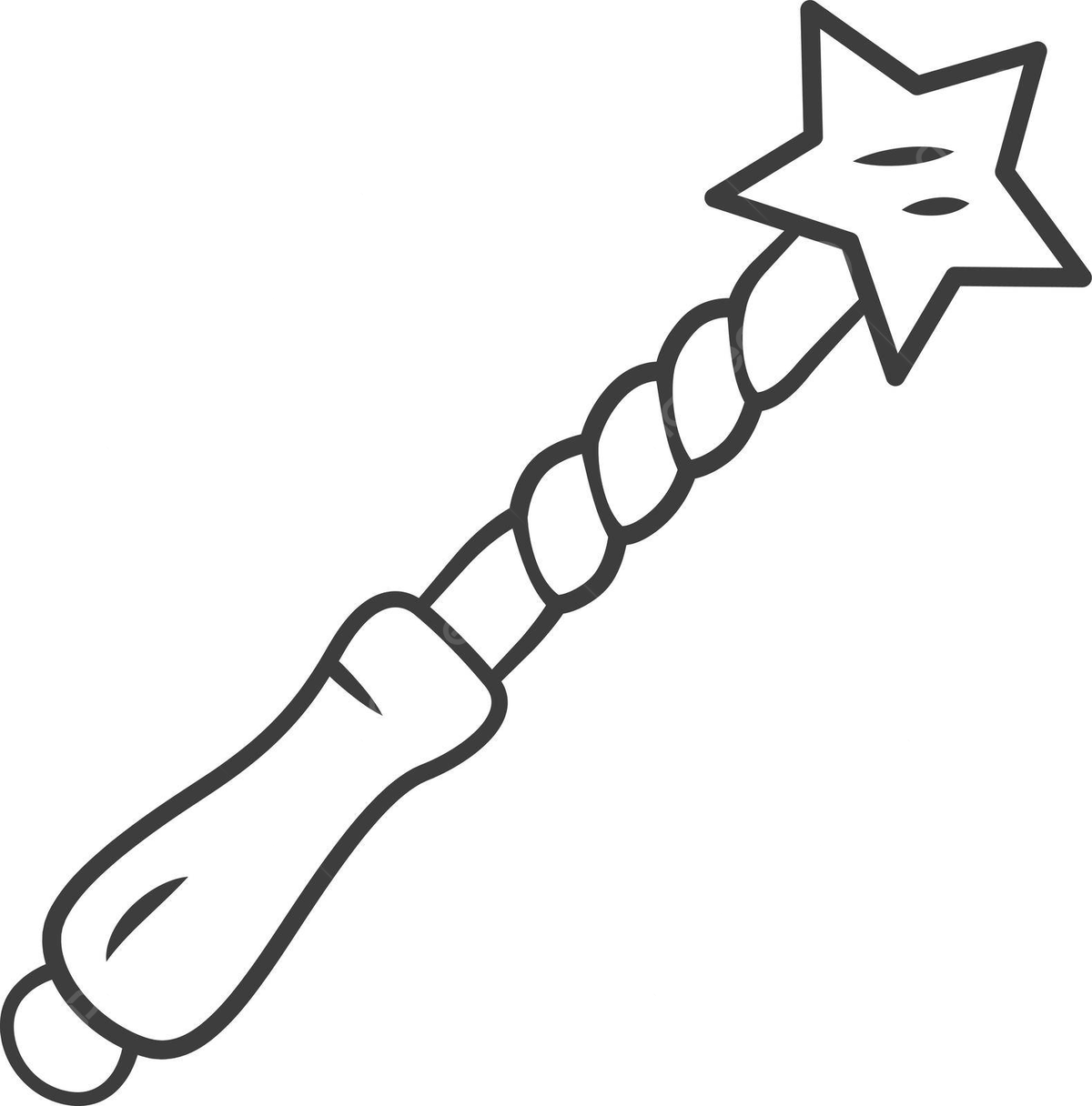 Magical wand icon for witchcraft and halloween wish old editable vector wish old editable png and vector with transparent background for free download