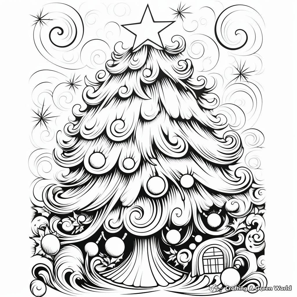 Christmas card coloring pages