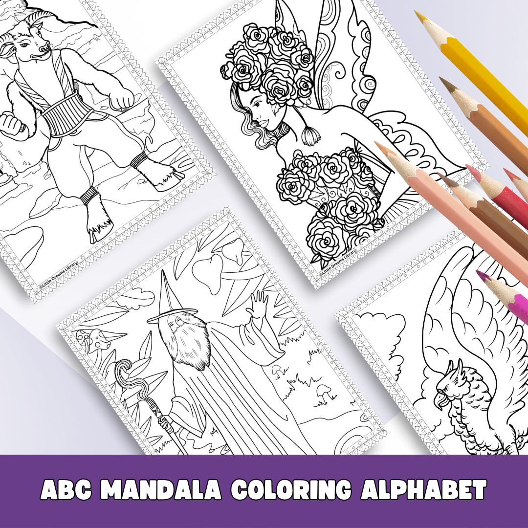 Mythical fantasy creatures coloring pages spark imagination creativity made by teachers