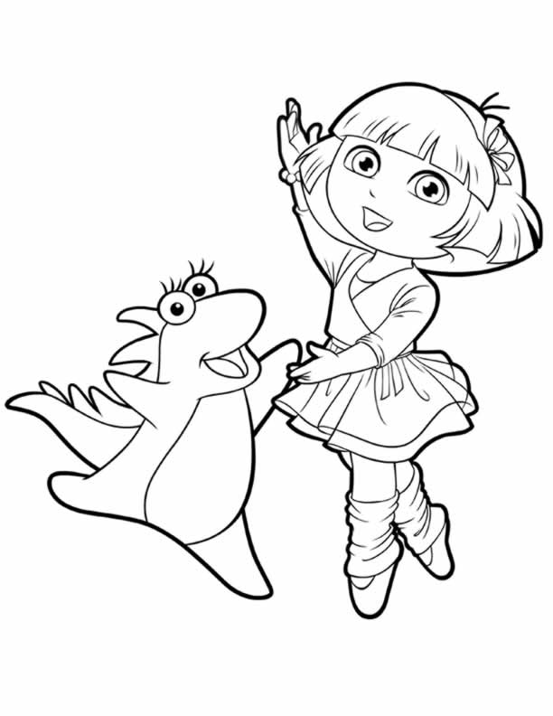 Dora coloring