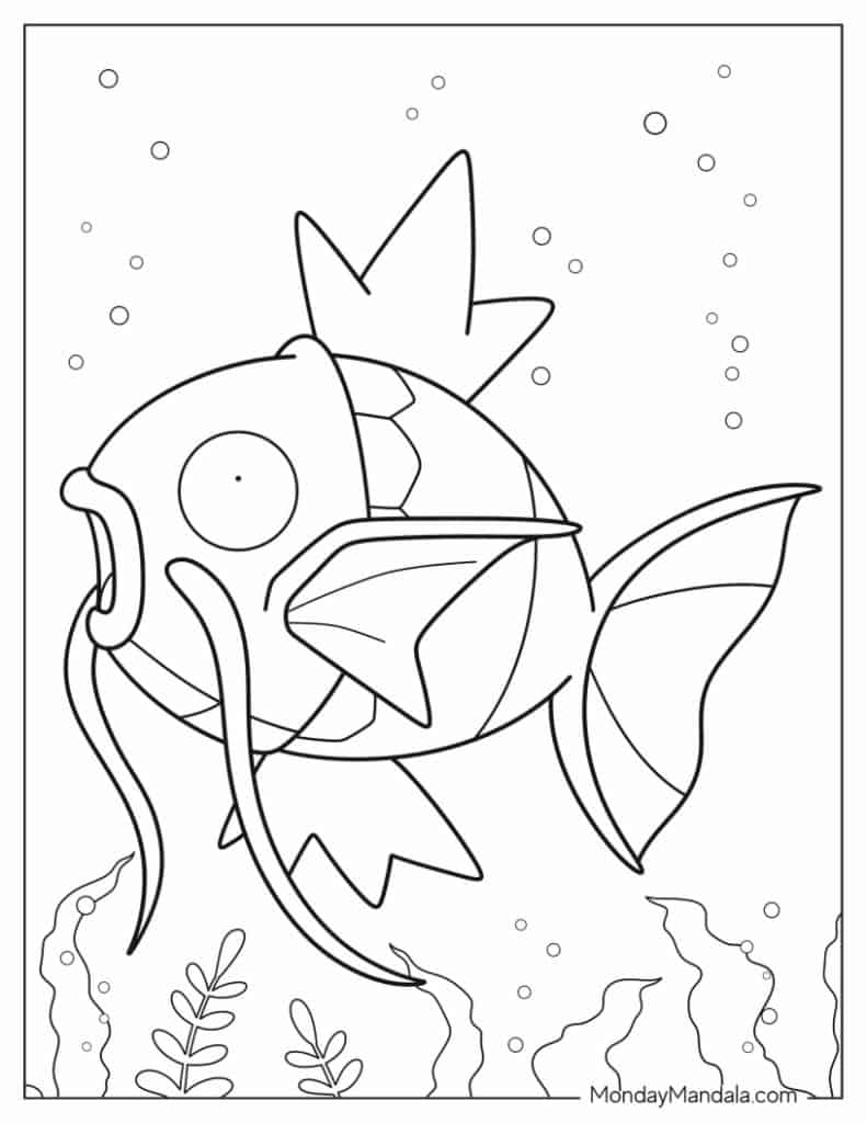 Pokemon coloring pages free pdf printables