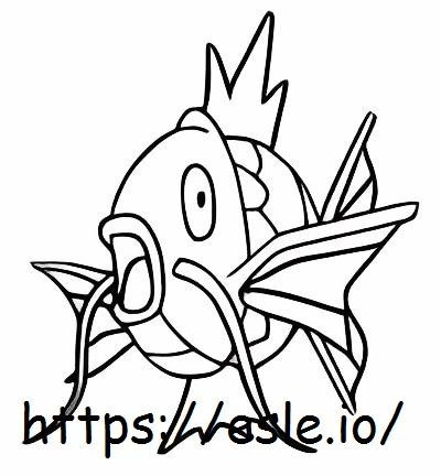 Magikarp coloring page