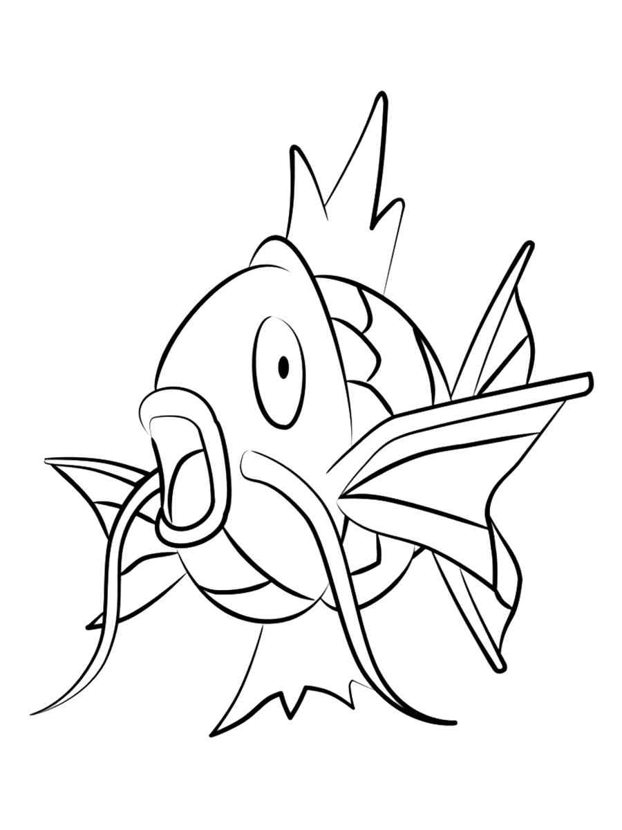 Pokemon magikarp coloring pages