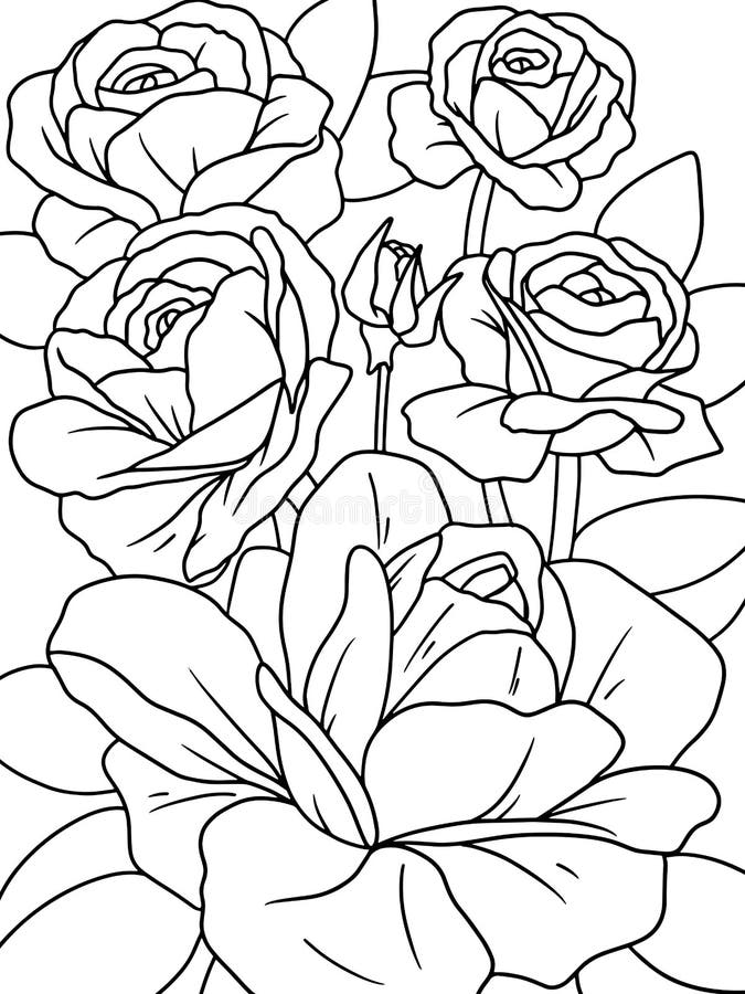 Coloring magnolia stock illustrations â coloring magnolia stock illustrations vectors clipart