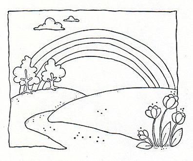 Magnolia rainbow background magnolia stamps marker art coloring pages