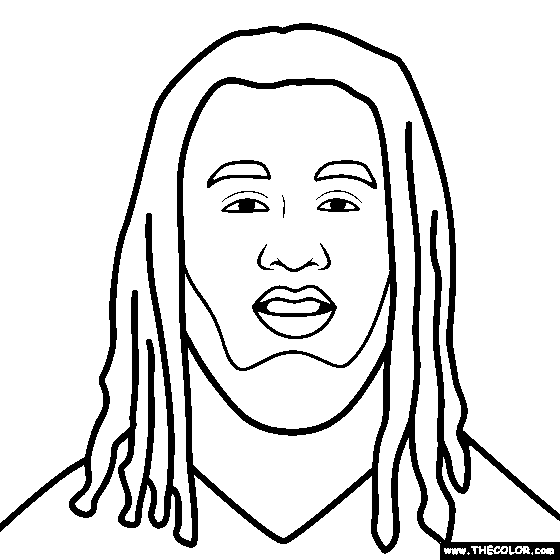 Football players online coloring pages