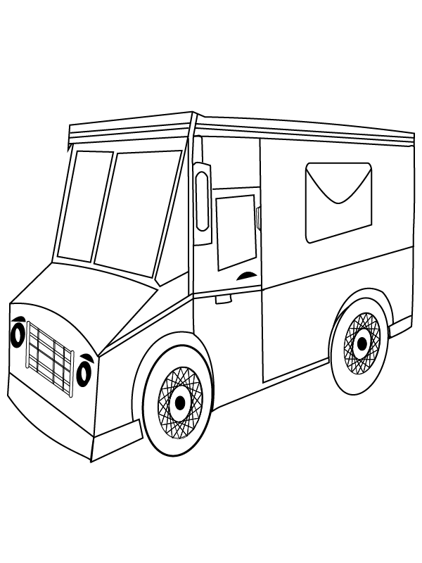 Mail truck fãrbung seite