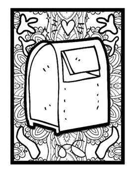 Mailbox mindfulness mandala coloring pages printable coloring sheets pdf