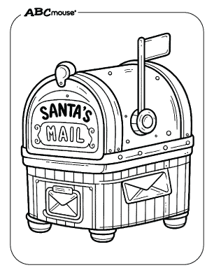 Santa claus coloring pages for kids