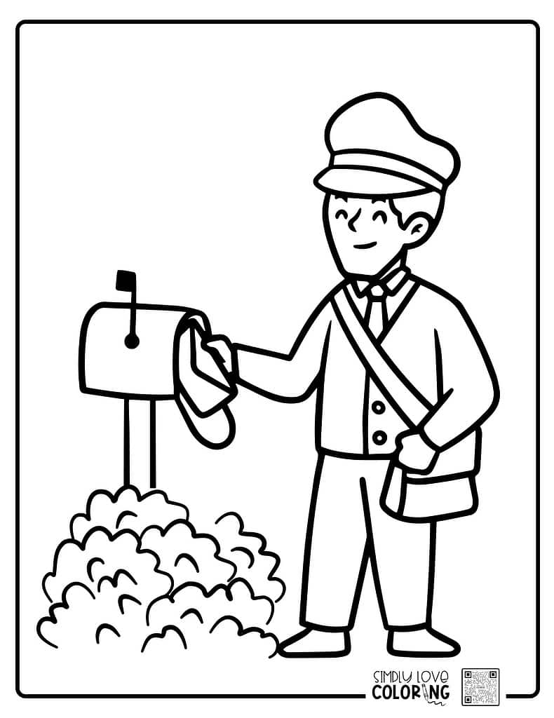 Profession coloring pages free pdf printables