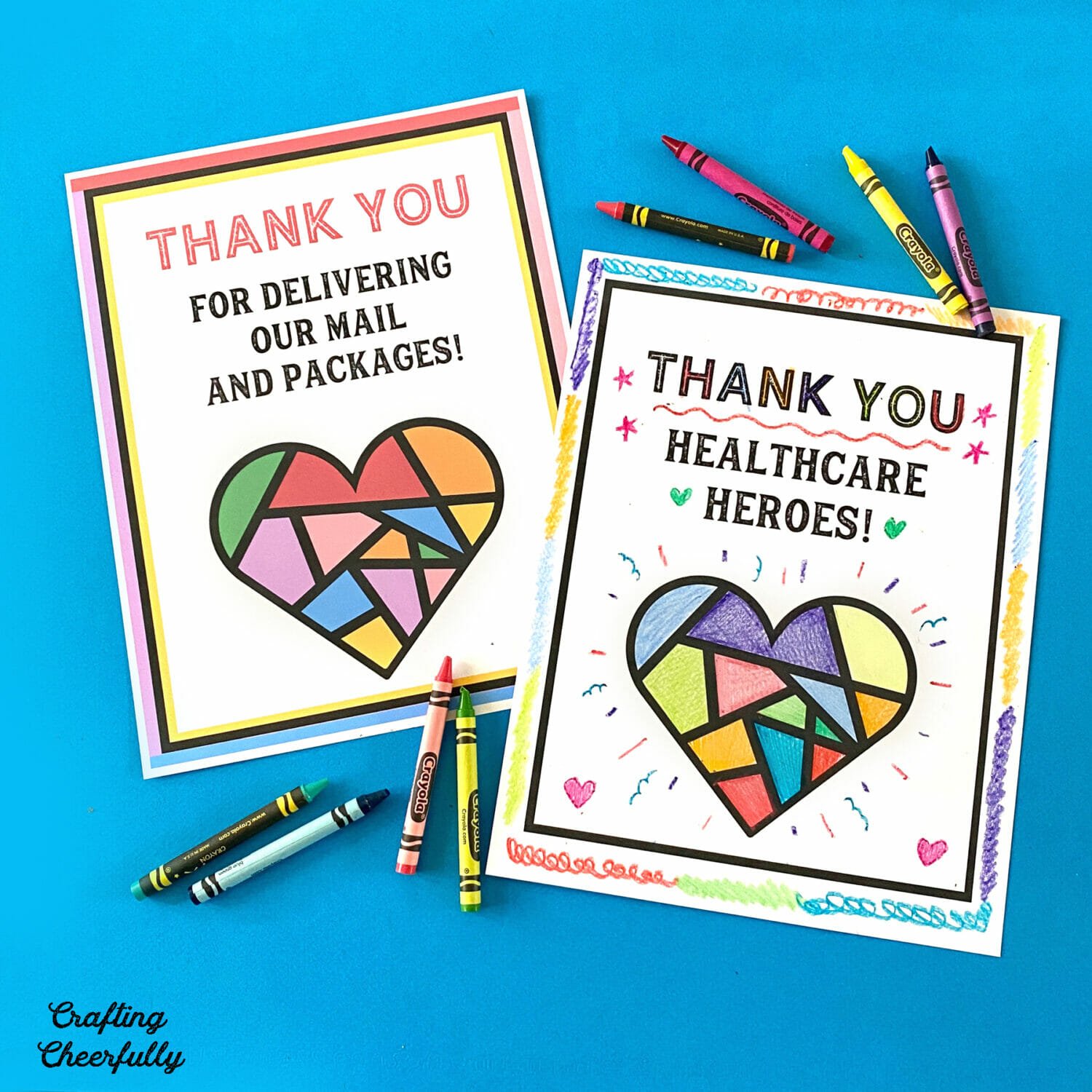 Thank you coloring pages for helpers and heroes