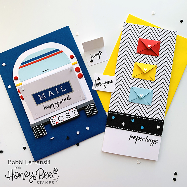 Cards inspired by the mailman bobbi hartâdesign