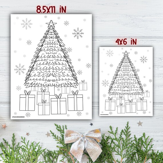 Christmas coloring pages printable christmas tree coloring page classroom activities for kids holiday coloring pages for adults