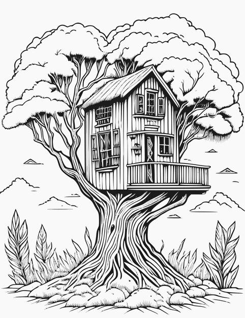 Page trees coloring images