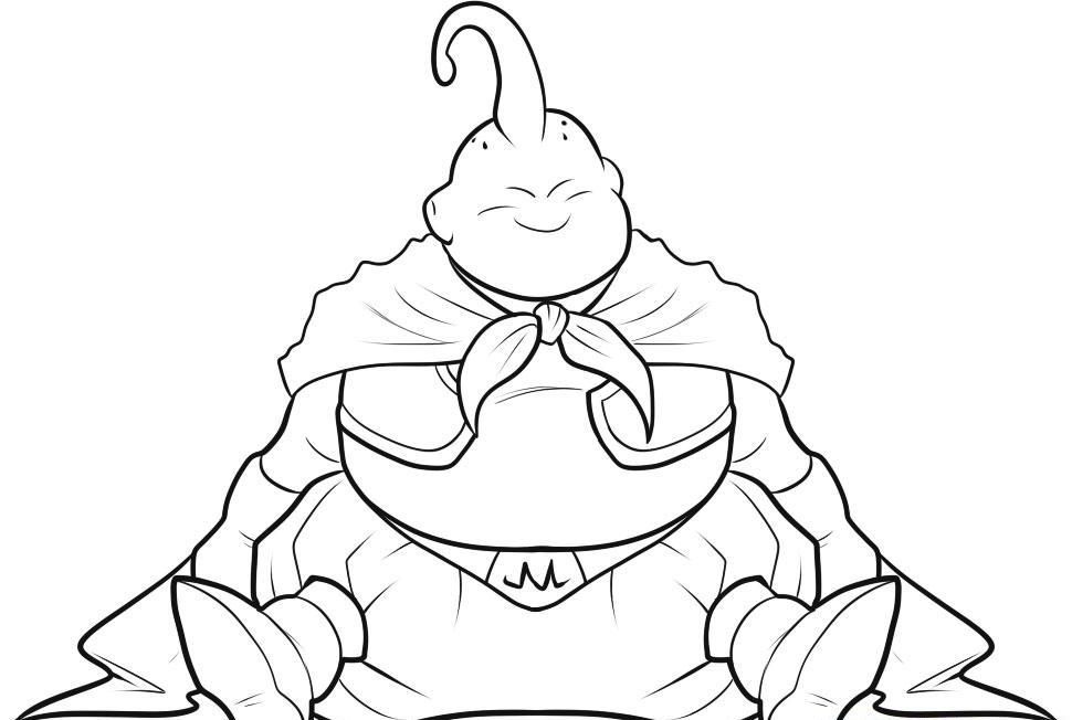 Free majin buu coloring pages download free majin buu coloring pages png images free cliparts on clipart library