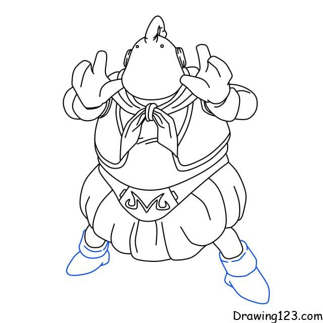 Majin buu drawing tutorial